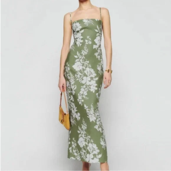 Reformation Linen Frankie Midi Dress - Picture 10 of 13